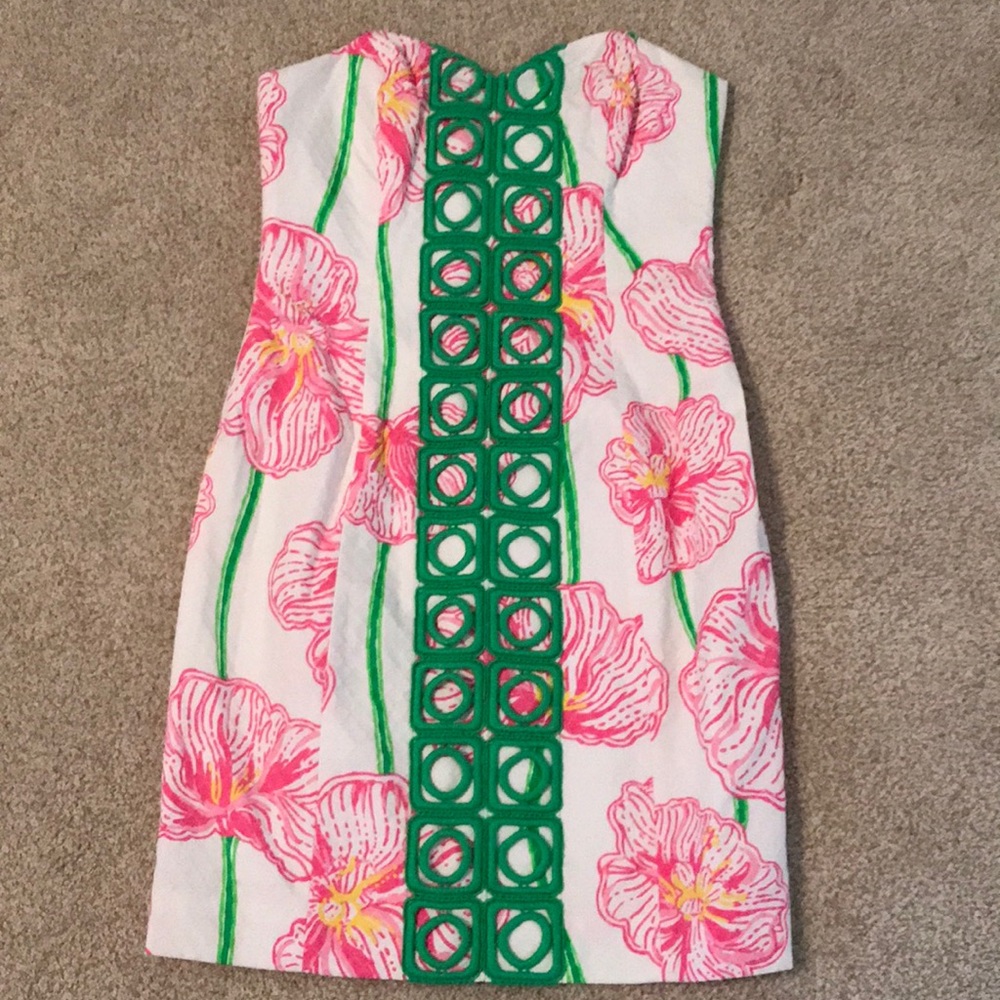 Lily Pulitzer strapless dress